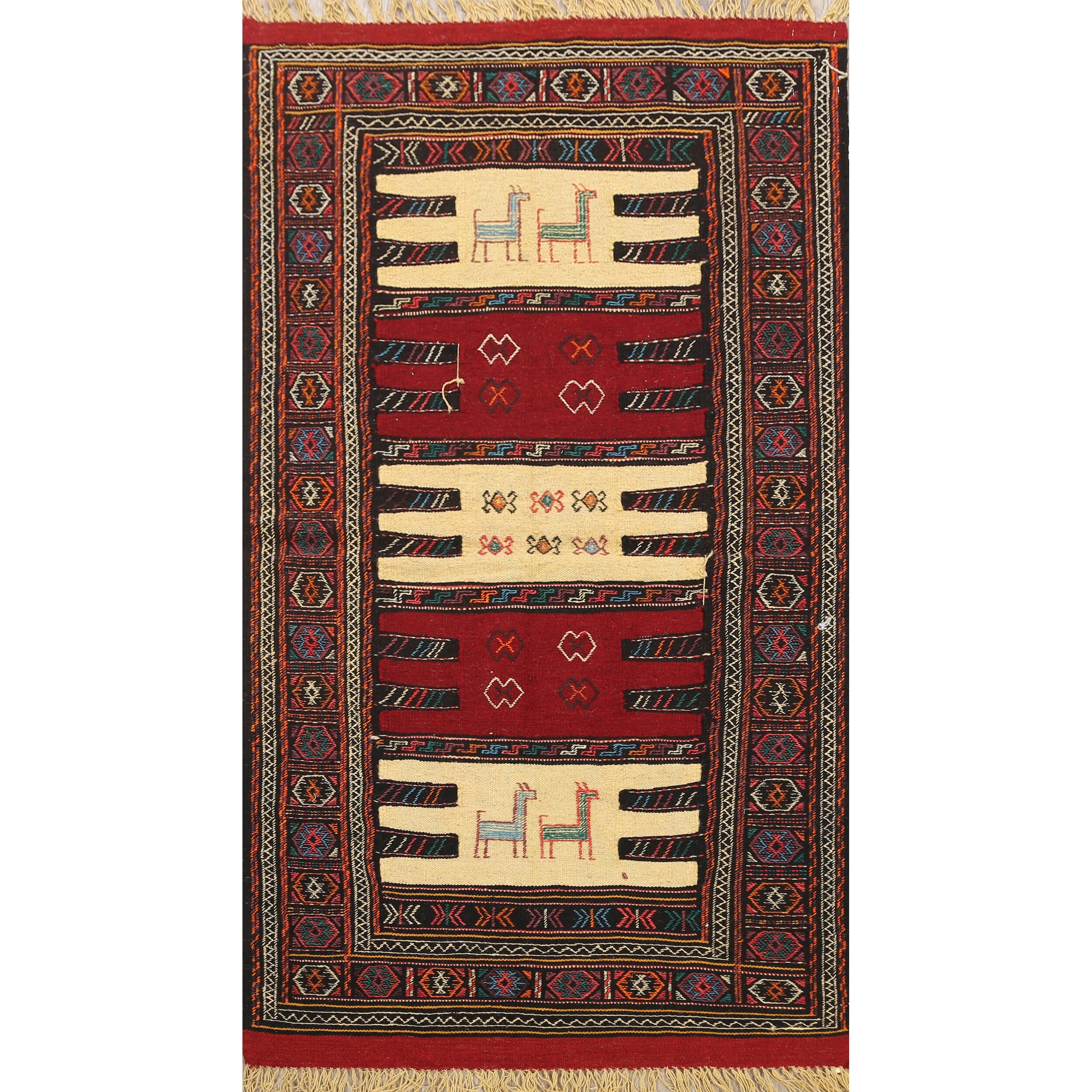 Shop Tribal Sumak Kilim Persian Home Decor Area Rug Wool Flat Woven 3 3 X 5 9 On Sale Overstock 31814521