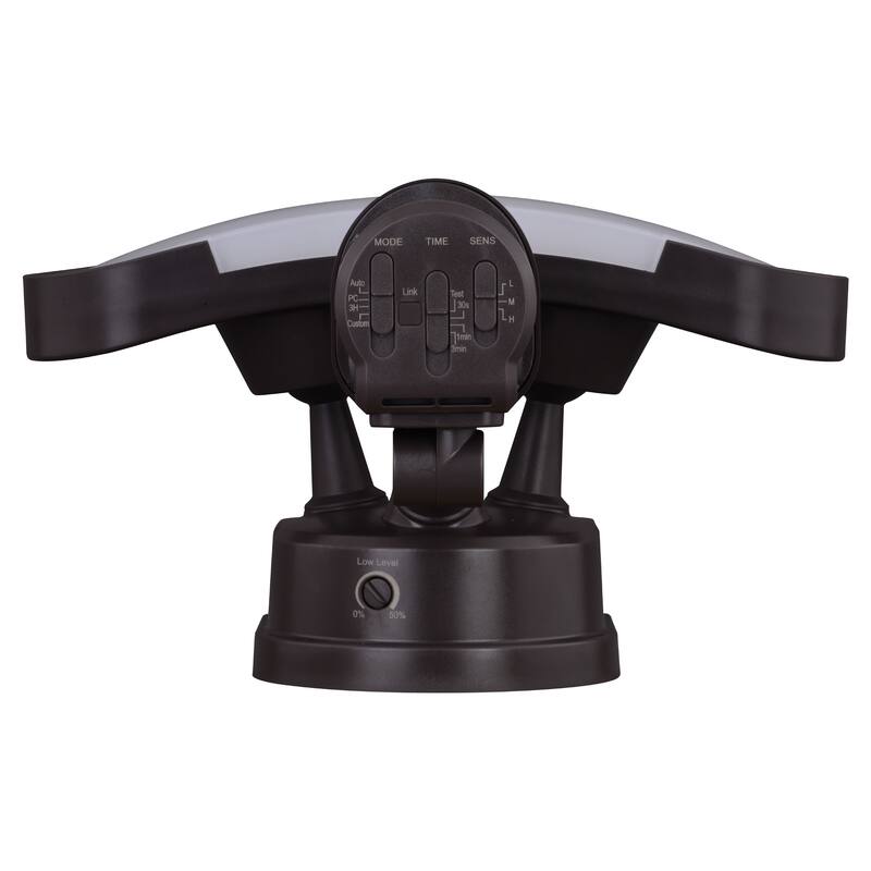 Lamdba 2 Light LED Outdoor Motion Sensor Linkable Adjustable Security Flood Light Bronze - 10.25-in W x 7-in H x 6-in D