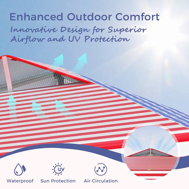10x10 Pop-up Canopy Portable Lightweight FoldingTent, Adjustable Height Instant Gazebo Canopy with Wheeled Bag