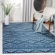 preview thumbnail 3 of 112, SAFAVIEH Tulum Bora Moroccan Boho Chic Area Rug 2' x 5' - Navy/Ivory