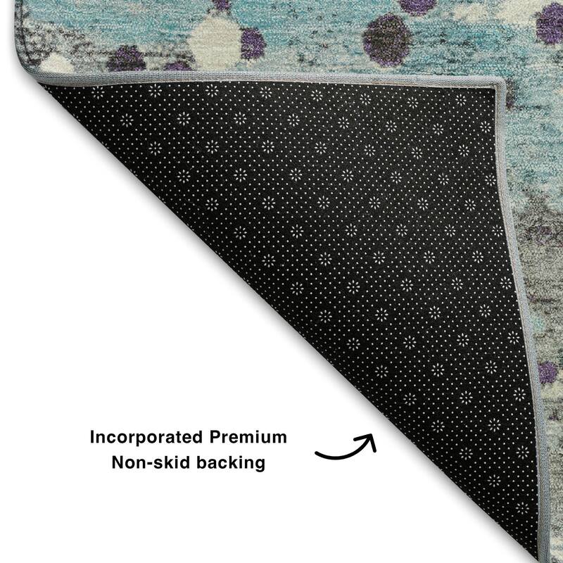 Premium Washable Super Soft Abstract Drip Mayfield Rug