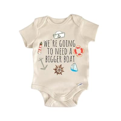 Boating Nautical Boat Beach - Baby Boy Girl Clothes Infant Bodysuit Funny Cute Newborn