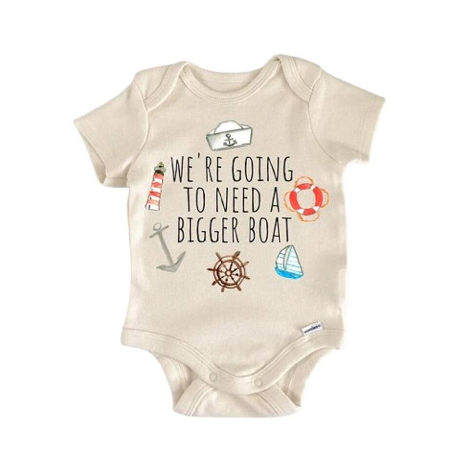 Boating Nautical Boat Beach - Baby Boy Girl Clothes Infant Bodysuit Funny Cute Newborn