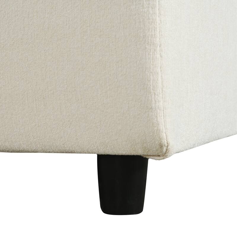 Modern Large U-Shape Sectional Sofa, 2 Large Chaise with Removable Ottomans