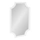 preview thumbnail 84 of 134, Kate and Laurel Hogan Scalloped Wood Framed Mirror 20x30 - White