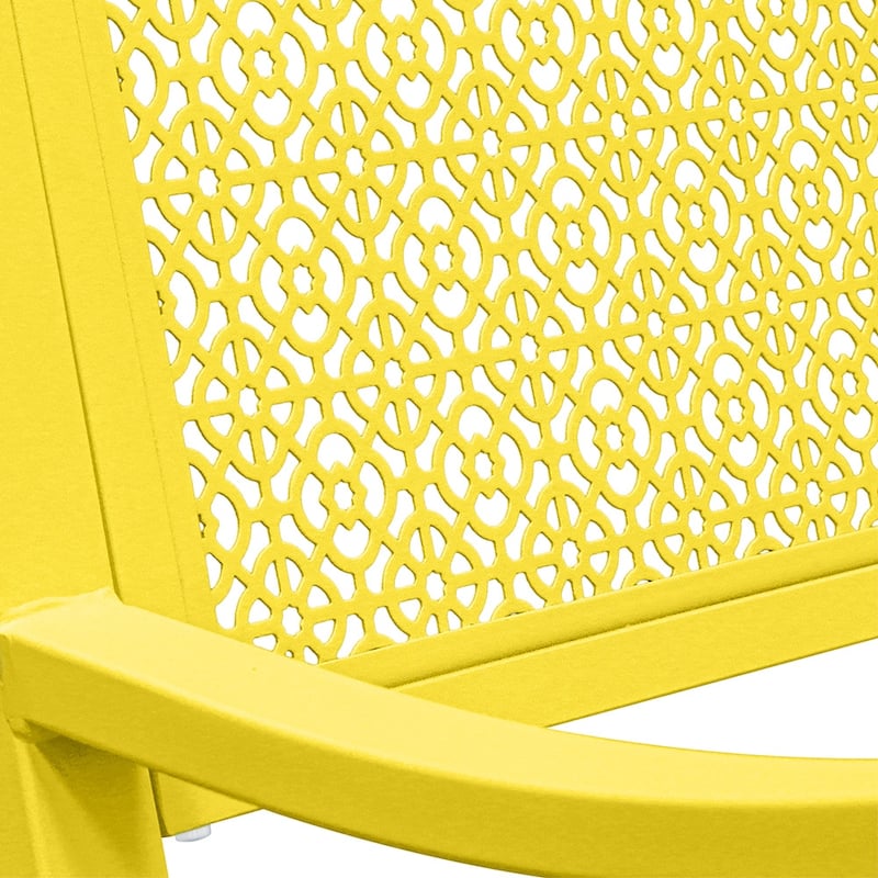 Maypex 2-Person Metal Outdoor Garden Bench