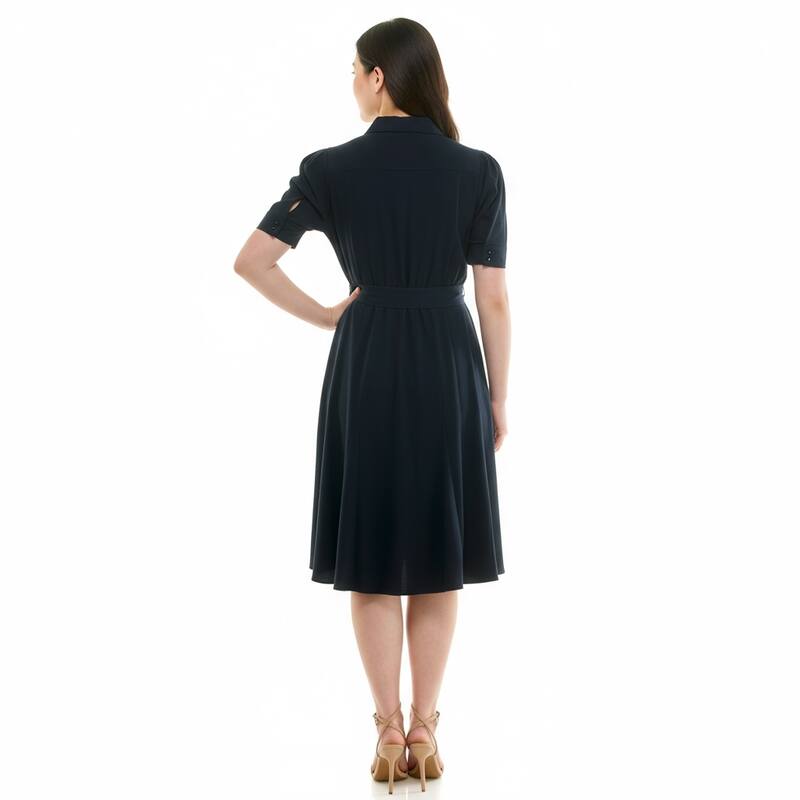 Nanette Lepore Collared Fit & Flare Dress