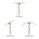 preview thumbnail 11 of 10, The Gray Barn French Country 6-Light 29.5" Distressed Wood Curve Arm Farmhouse Chandelier