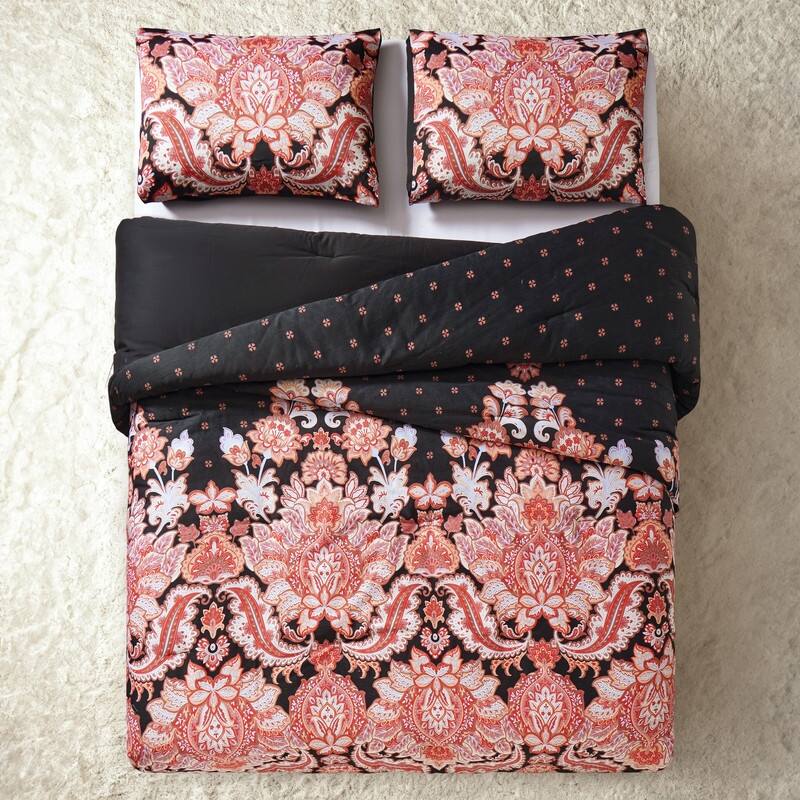 Rhapsody Cotton Sateen Reversible Comforter Set by Junk Gypsy