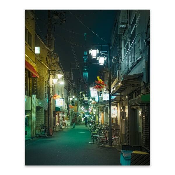 Shop Tokyo Japan City Mid Century Modern Metal Wall Art Print Overstock 31230871