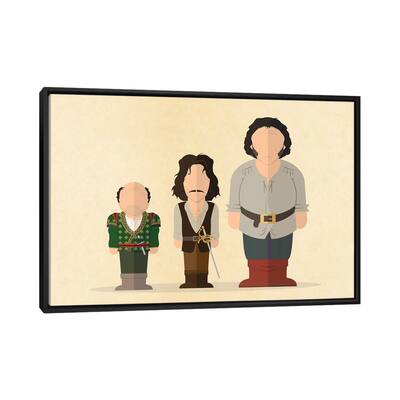 iCanvas "Inconcievable- The Princess Bride - Minimalist Portrait" by Joby Dove Framed Canvas Print