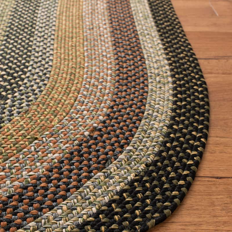 SAFAVIEH Handmade Braided Jo Americana Country Casual Rug