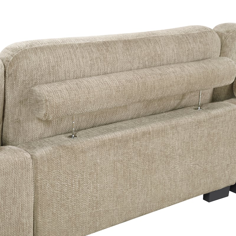 Abbeville Microfiber Living Room Sofa