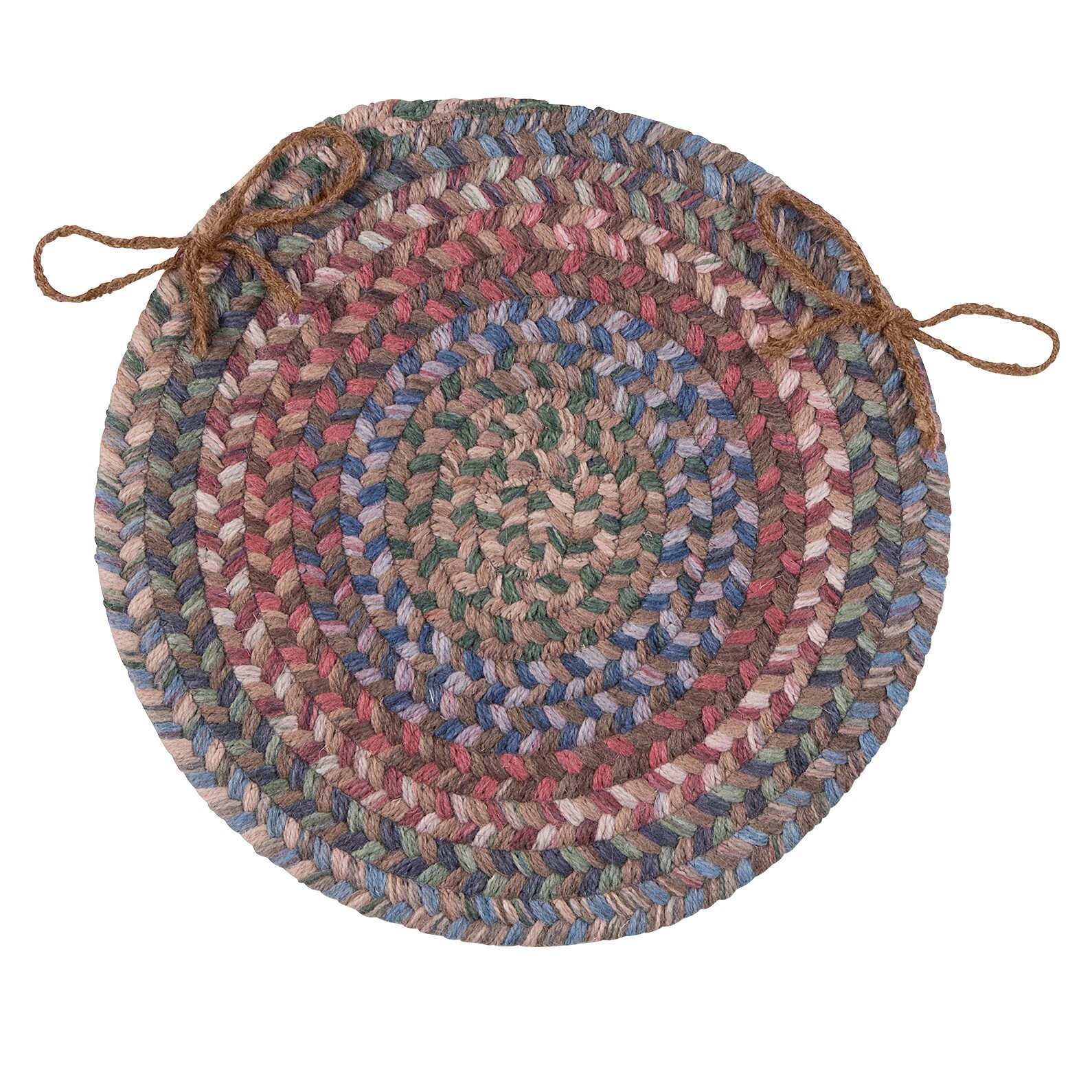Wool braided chair pads hotsell