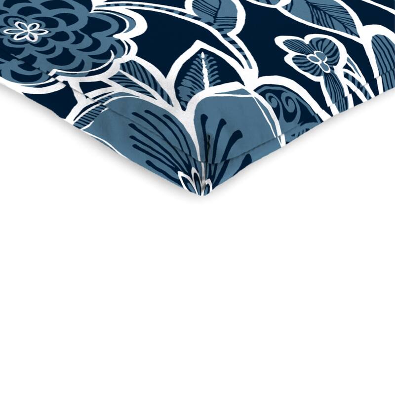 21" x 44" Outdoor Chair Cushion with Ties and Loop - 44'' L x 21'' W x 3.5'' H