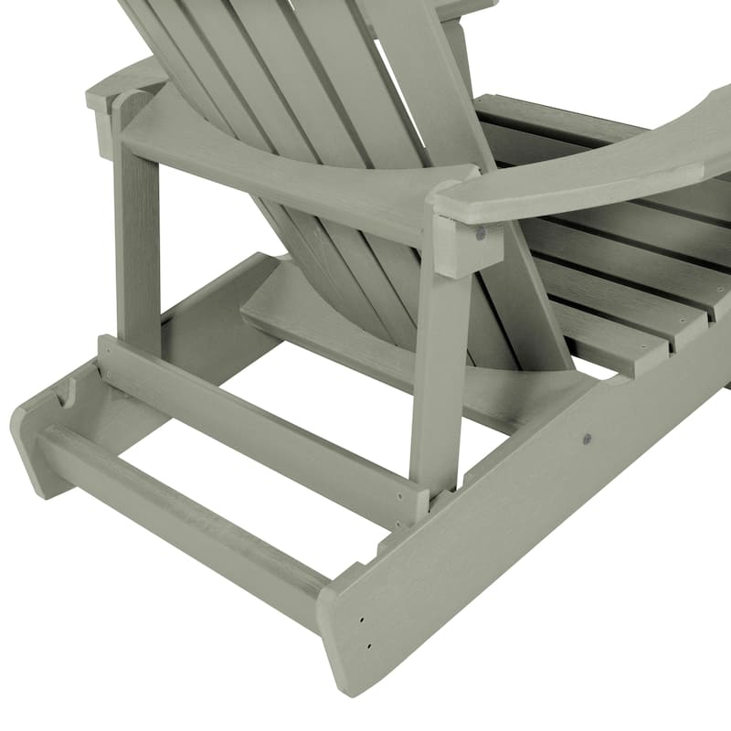 HIGHWOOD King-Size Folding and Reclining Adirondack Chair