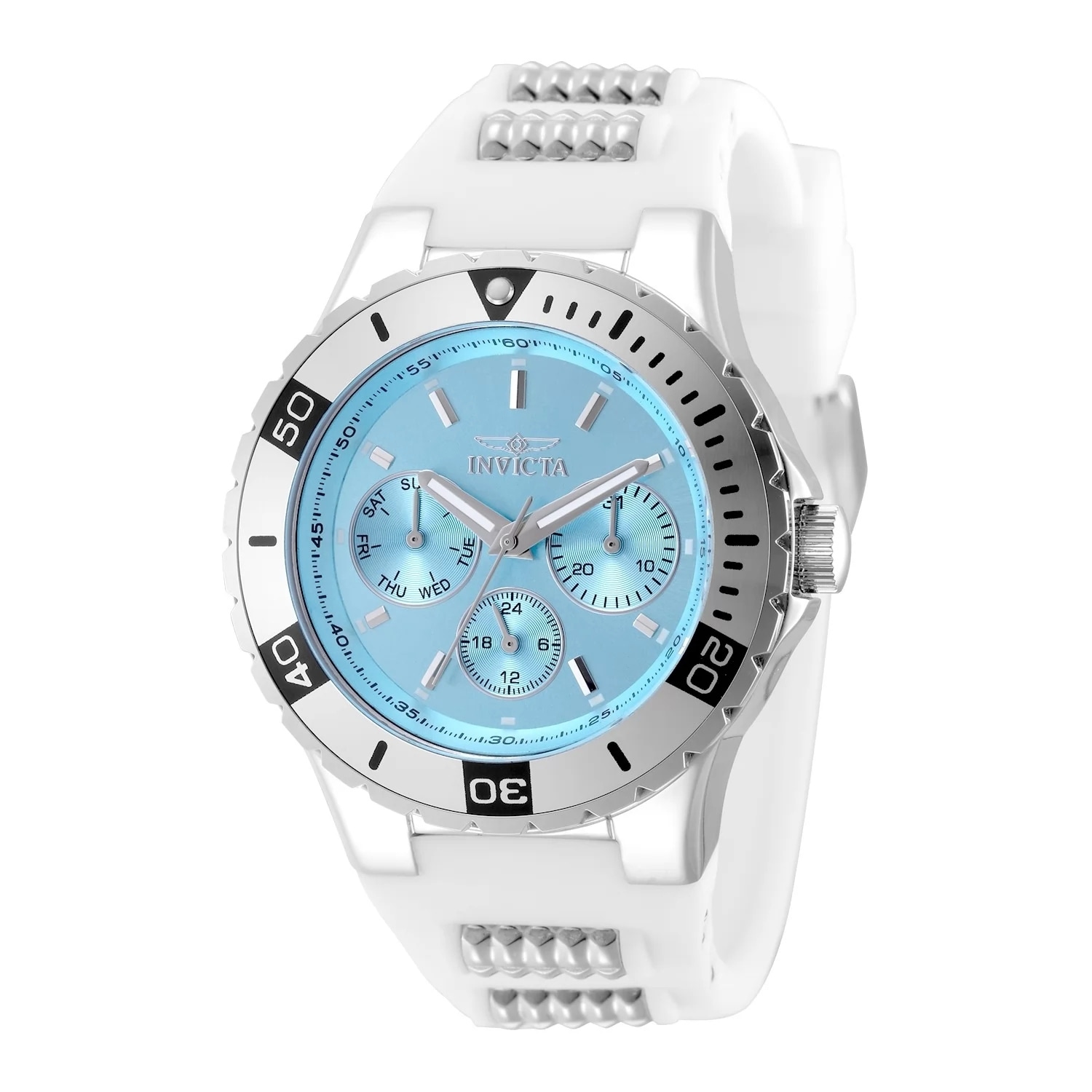 Invicta Women's 49891 Aviator Quartz VH63 Light Blue Dial Watch