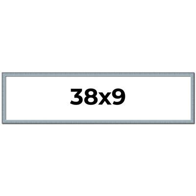 38x9 Frame Rustic Sky Blue Solid Wood Picture Frame | 0.75 Inch