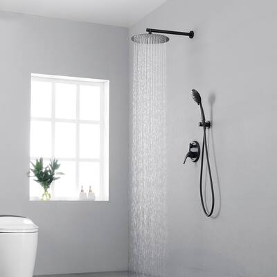 GZMR 5 Spray Patterns with 2.35 GPM Wall Mount Dual Shower Heads