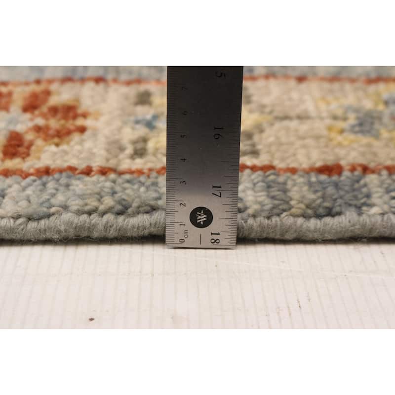 ECARPETGALLERY Hand-knotted Jules Serapi Light Denim Blue Wool Rug - 9'1 x 11'10