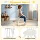 preview thumbnail 17 of 18, Gymax 3PCS Toddler Furniture w/Pine Wood Frame Curved Backrest Round
