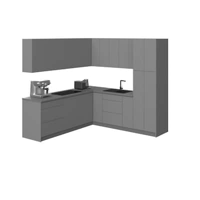 Kitchen Urban Collection Gray Color Base Size 8x8Ft Wide - 96x96