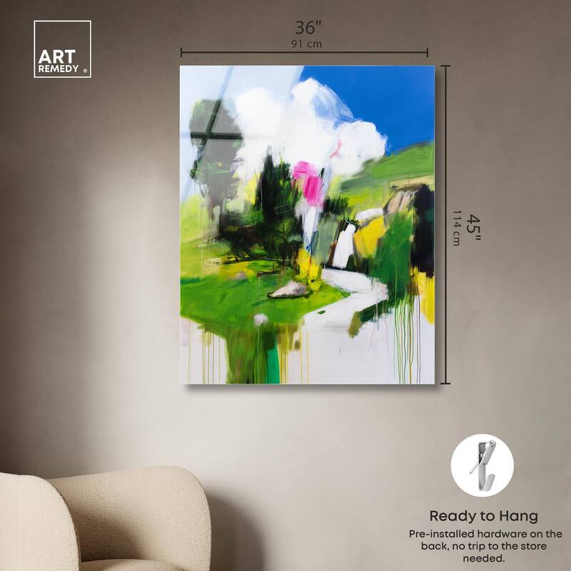 Swiss Fields Acrylic by Art Remedy, Ready to Hang