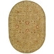 preview thumbnail 39 of 59, SAFAVIEH Handmade Antiquity Anner Traditional Oriental Wool Area Rug 7'6" x 9'6" Oval - Brown/Beige - Oval