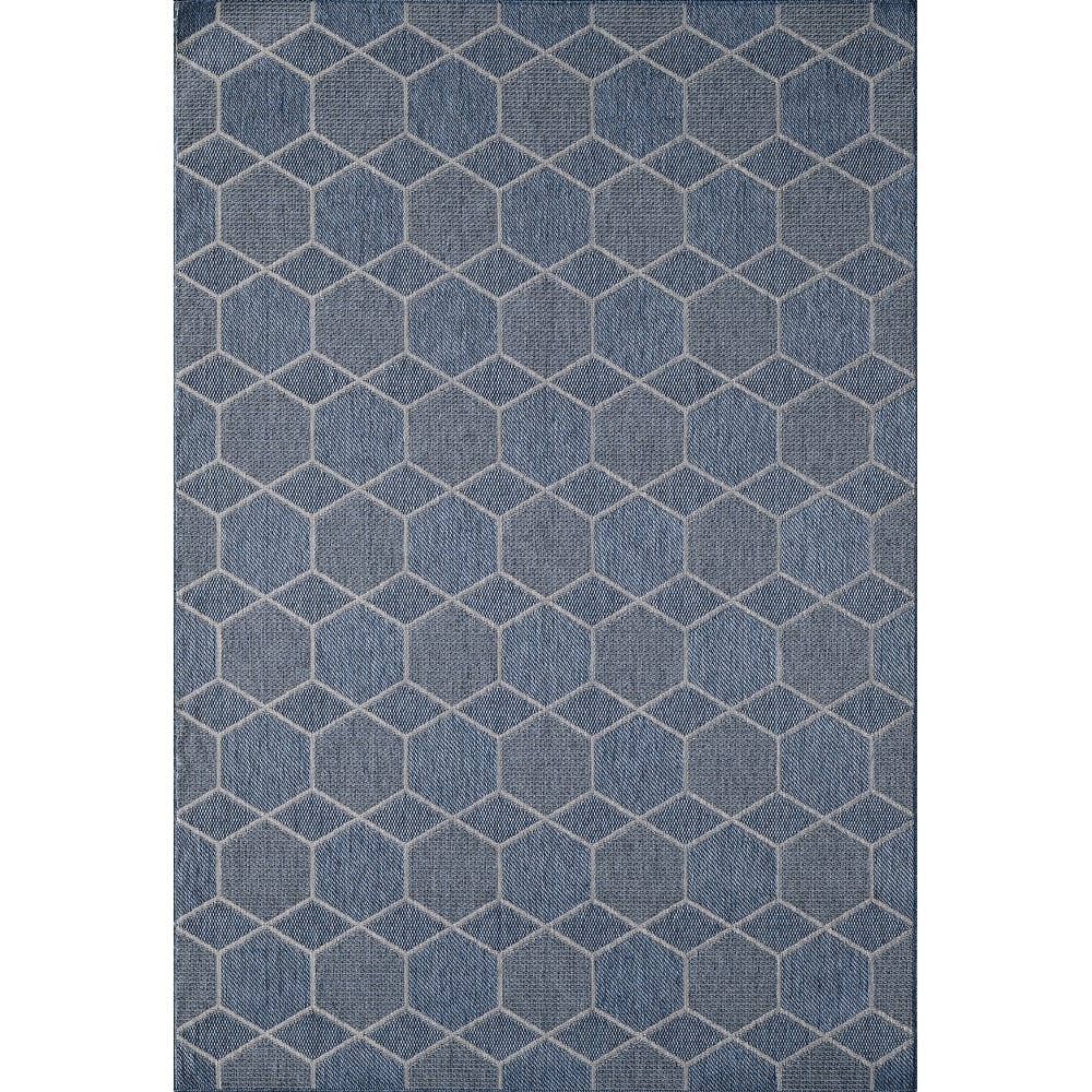 Domani Speak Geomatric Honeycomb Indoor / Outdoor Area Rug