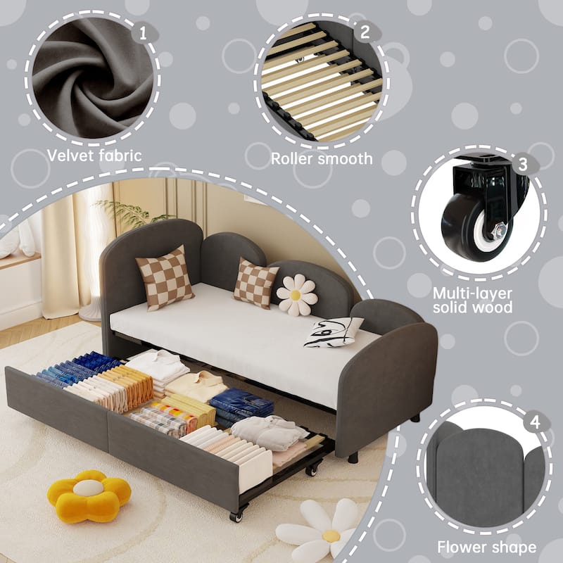 Upholstered Daybed With An Another Bed frame