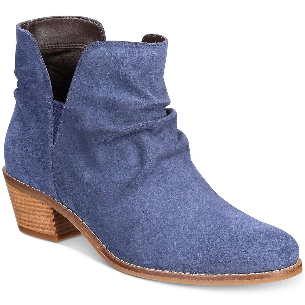 alayna slouch suede bootie