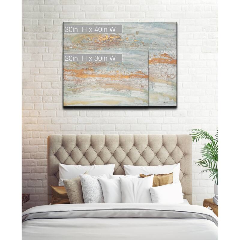 'Flecks of Gold' Wrapped Canvas Wall Art by Norman Wyatt Jr.