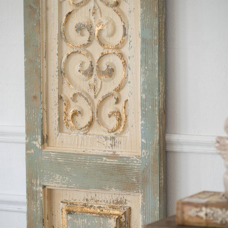 Large Wooden Rectangle Hanging Panel