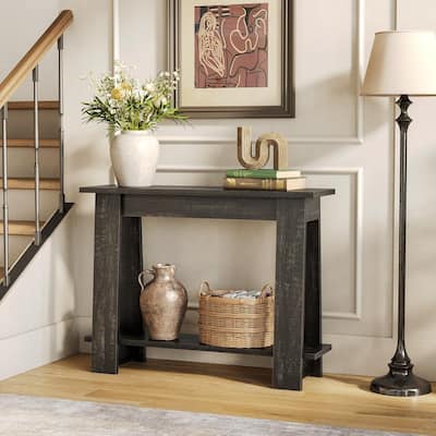 41.3-Inch Small Console Table Behind The Couch for Living Room, Hallway, Entrance
