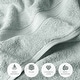 preview thumbnail 78 of 197, Superior Egyptian Cotton 6 Piece Towel Set Ultra Plush & Absorbent Bath, Hand & Face Towels, Heavyweight Spa Quality