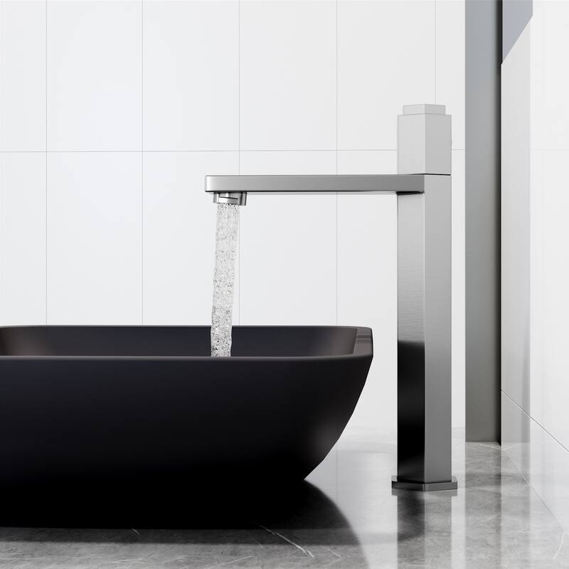 VIGO Nova 10" H Single Handle Single Hole Vessel Bathroom Faucet