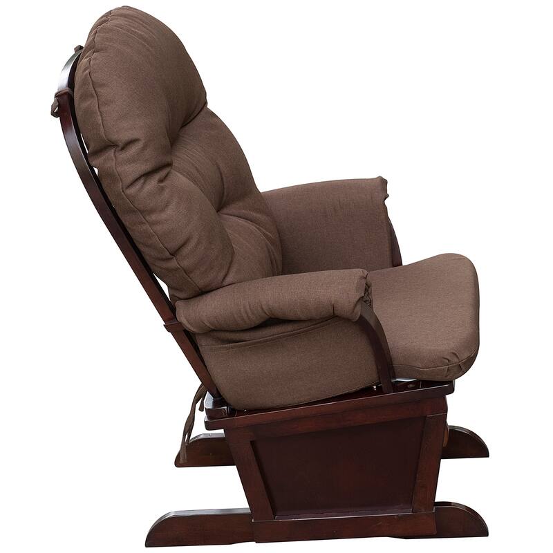Nursery Glider Rocking Chair with Ottoman