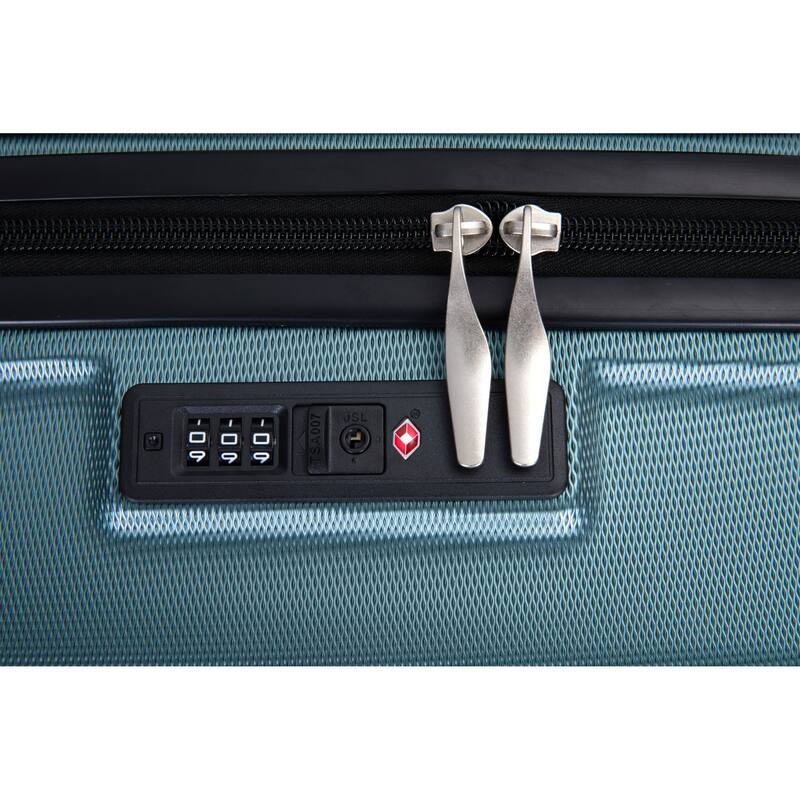 3 Piece PC Expandable Luggage Sets, Modern Lightweight Durable Suitcase with TSA Lock, Two Hooks and Spinner Wheels