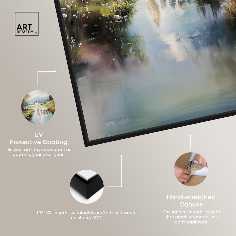 Caretaker's Calm Crossing II Canvas by Art Remedy