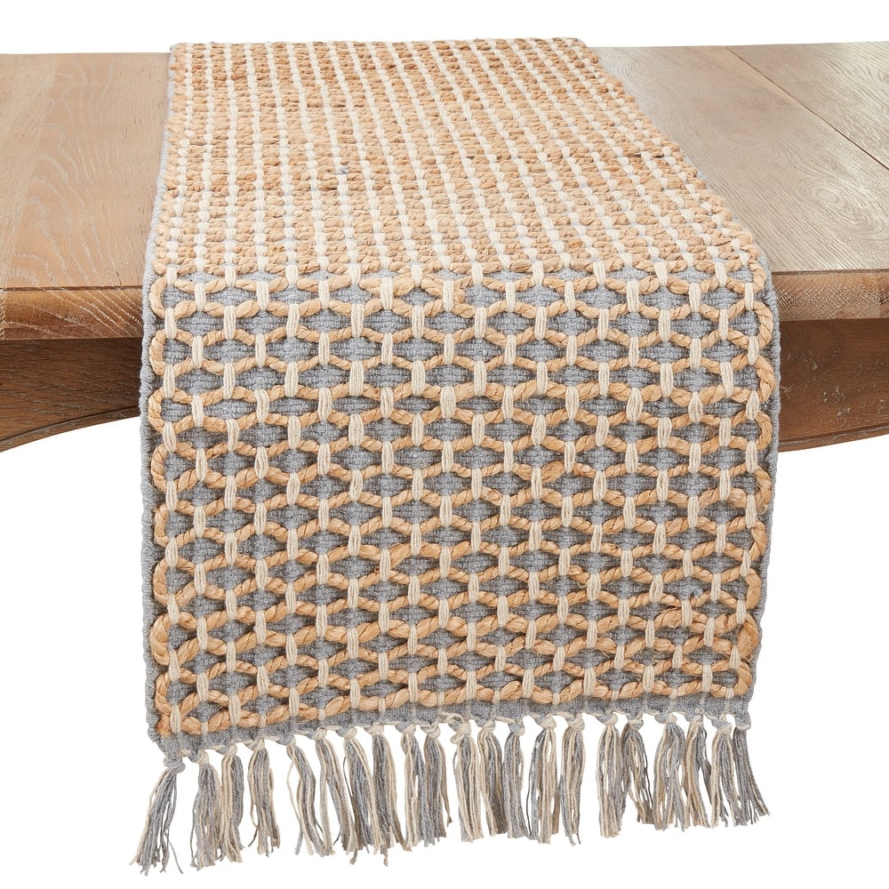 Handmade Woven Rope Table Runner - 16"x72"