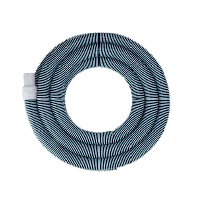 Blue and White Hydro Tools Spiral Wound Vacuum Swimming Pool Hose 30' x 1.5"