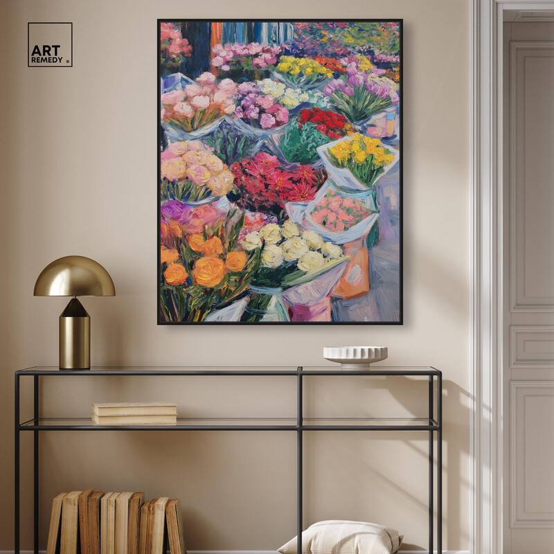 Market Blooms I Canvas by Art Remedy