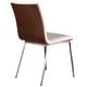 preview thumbnail 19 of 23, Armen Living Cafe Wood and Faux Leather Upholstered Dining Chairs - Set of 2/4/6