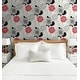 preview thumbnail 6 of 4, Seabrook Designs Britton Floral Paisley Unpasted Wallpaper