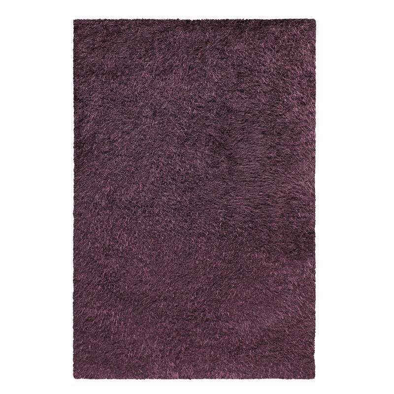 Superior Hand-tufted Plush Solid Shag Indoor Area Rug