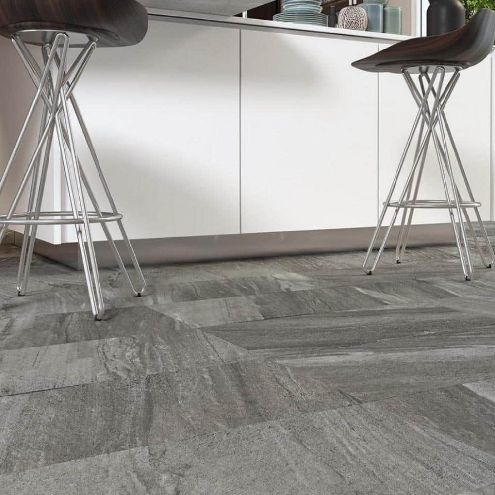 The Tile Life Bayside 12x24 Grafito Matte Stone Look Porcelain Floor & Wall Tile