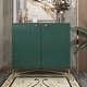 preview thumbnail 20 of 33, Clihome 32-Inch 2 Door Locker Media Storage Cabinet/Buffet Green