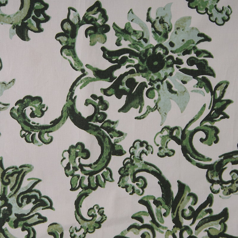 Exclusive Fabrics Indonesian Printed Cotton Twill Curtain (1 Panel)