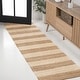 preview thumbnail 21 of 19, JONATHAN Y Jayden Rustic Farmhouse Woven Jute Stripe Area Rug