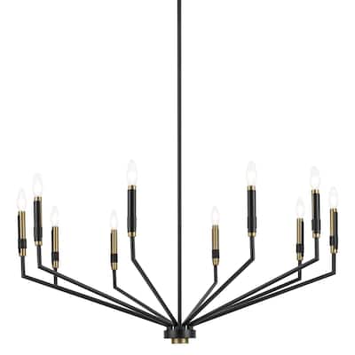 Kichler 52348 Armand 10 Light 39" Wide Taper Candle Style Chandelier